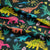Abstract Dinos in Forest - Pre-Order