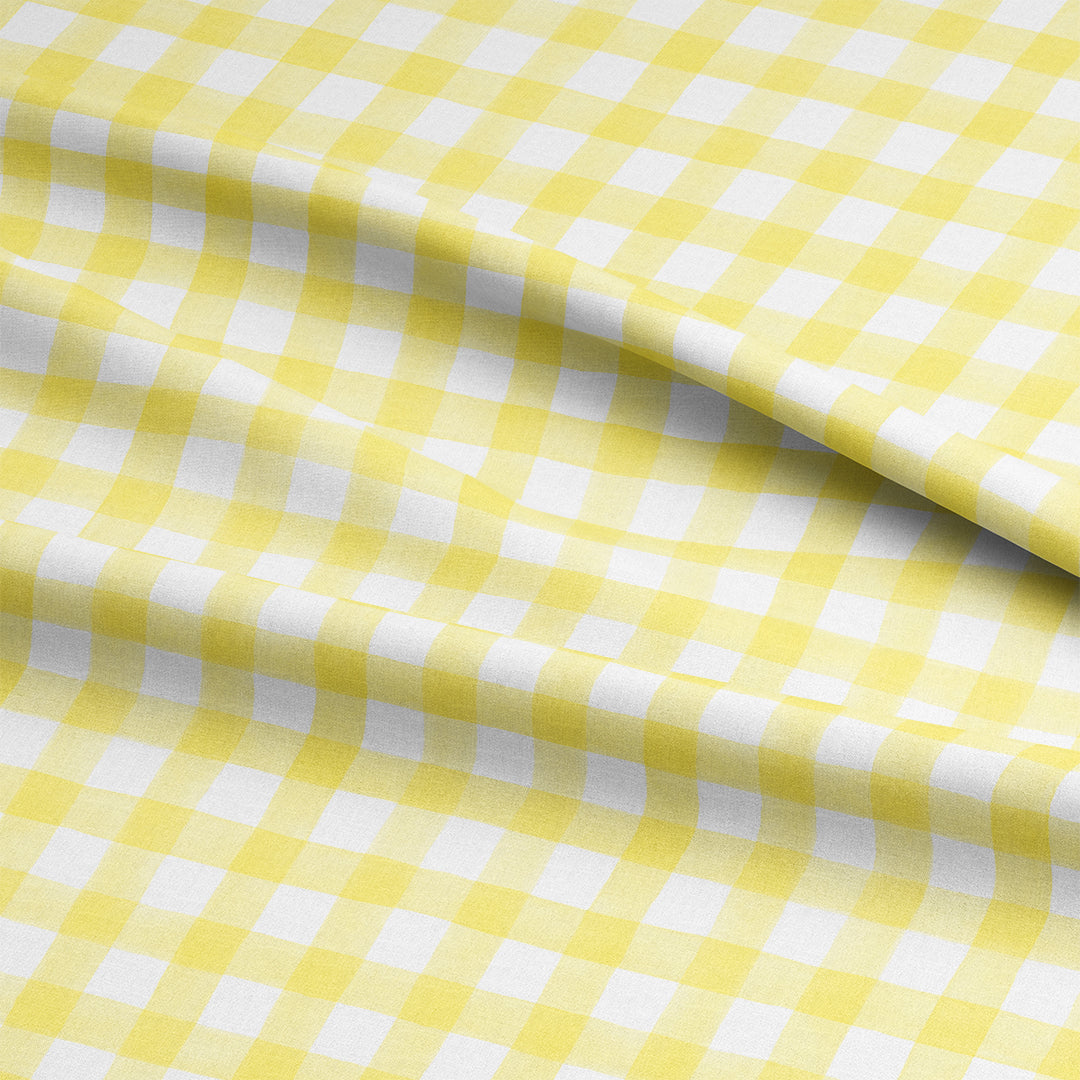 Pale Yellow Gingham PreOrder The Telarie Fabrics & Haberdashery