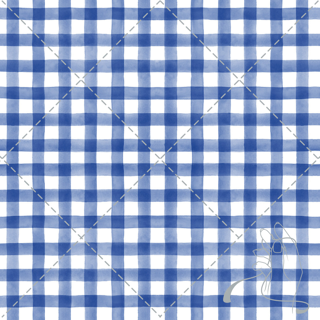 Royal Blue Gingham - Pre-Order– The Telarie Fabrics & Haberdashery
