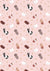 Small Things Rabbits - Pink - Quilting Cotton