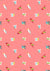 Small Things Birds - Tropical Coral - Quilting Cotton