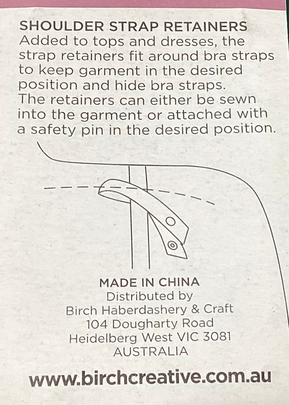 Shoulder Strap Retainers The Telarie