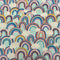 Over the Rainbow Quilting Cotton - All Over Rainbow on Light Turquoise