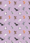Small Things Cats - Lilac - Quilting Cotton