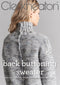 Back Buttoning Sweater - Knitting Pattern Leaflet