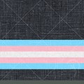 Trans Pride Stripes - Panel - Bamboo Lycra