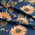 Sunflower Delight on Navy - Cotton Lycra