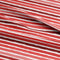 Red Stripes - Cotton Twill