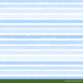Blue Stripes - Lounge Ribbing 60cm REMNANT