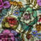 Cabbage Roses - Cotton Twill 45cm REMNANT