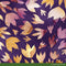 Dino Inky Paws in Eggplant - Bamboo French Terry