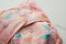 Blossom Party Peach - Double Brushed Polyester