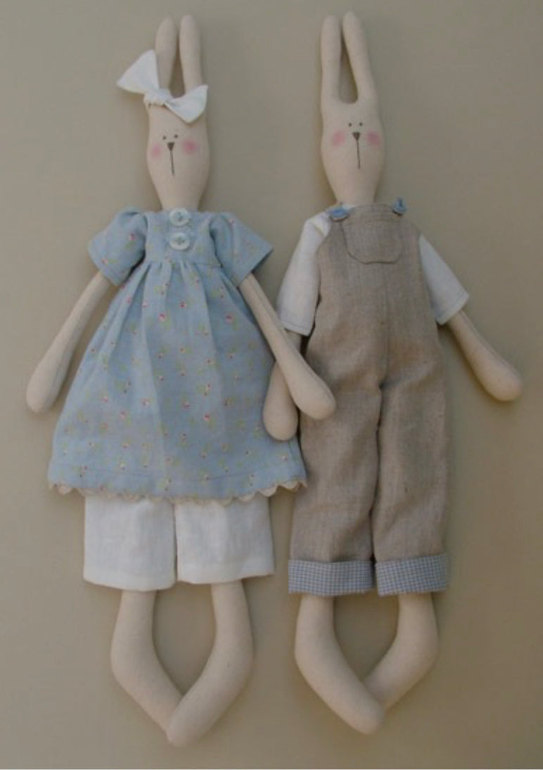 Melly & Me Pocket & Floss - Rabbit Sewing Pattern– The Telarie Fabrics ...