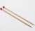 Knitpro Basix Single Point Needles - 30cm Length WOOD