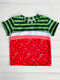 Watermelon Seeds - Cotton Lycra 1m REMNANT