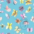 Scattered Butterfly - Cotton Lycra